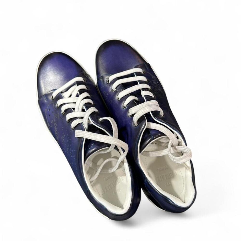 Berluti paris utopia blue leather
